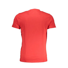 Cavalli Class Red Cotton T-Shirt - T-Shirts