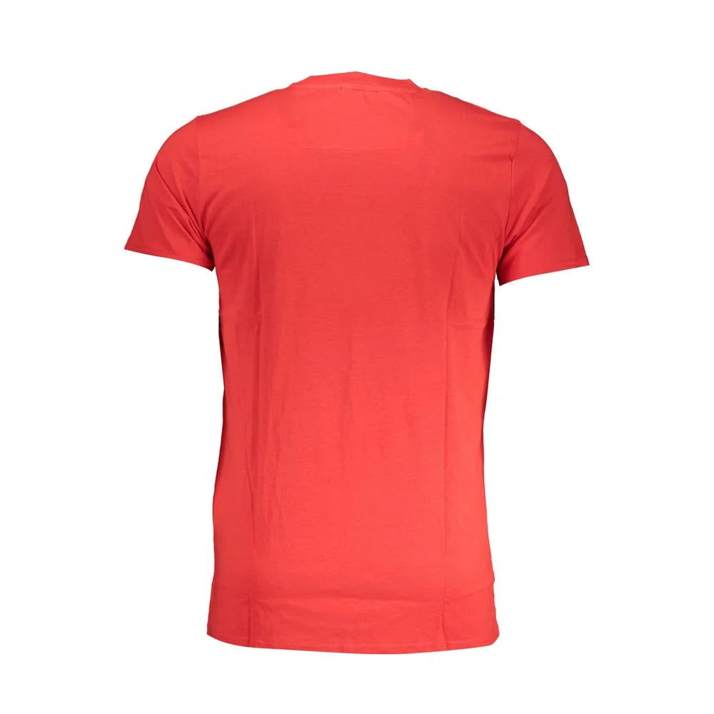 Cavalli Class Red Cotton T-Shirt - T-Shirts