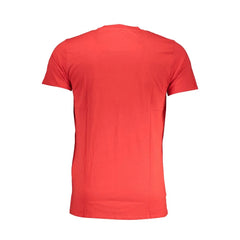 Cavalli Class Red Cotton T-Shirt - T-Shirts