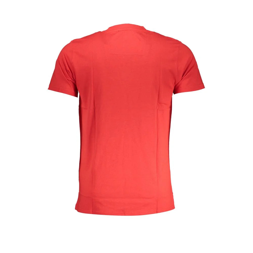 Cavalli Class Red Cotton T-Shirt - T-Shirts