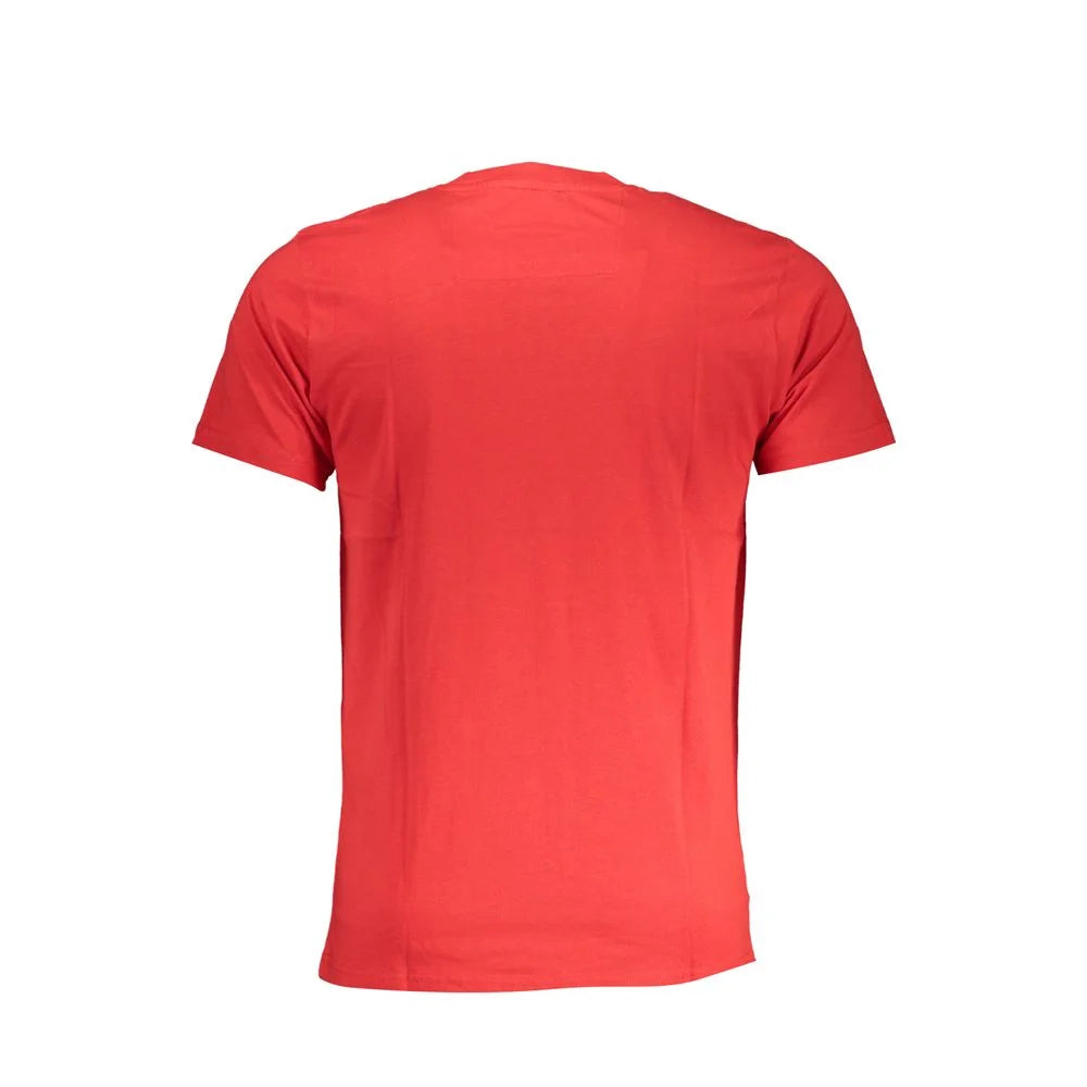 Cavalli Class Red Cotton T-Shirt - T-Shirts