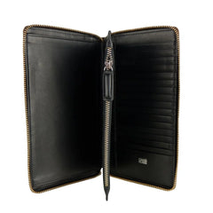 Cavalli Class Sophisticated Brown Leather Wallet - Wallets
