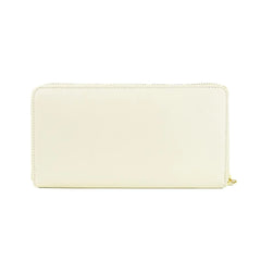 Cavalli Class White Calfskin Women Wallet - Wallets