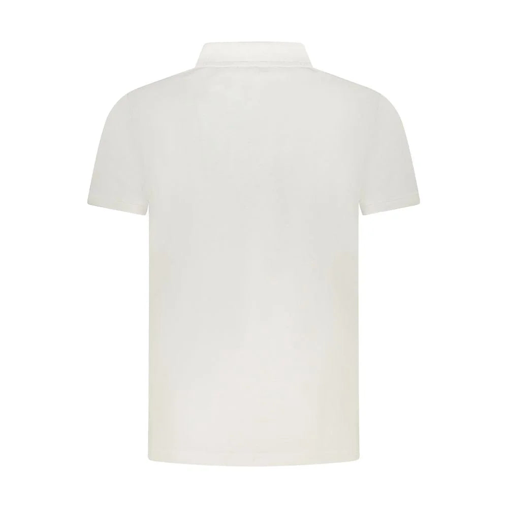 Cavalli Class White Cotton Men Polo Shirt - Polos