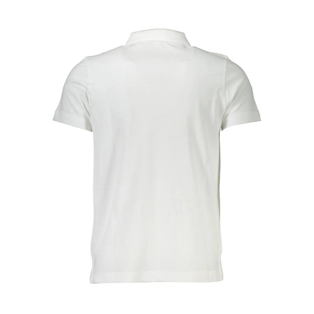 Cavalli Class White Cotton Men Polo Shirt - Polos