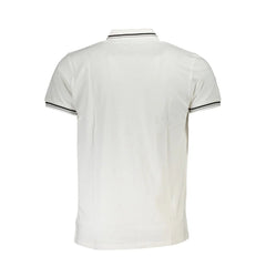 Cavalli Class White Cotton Men Polo Shirt - XXL - Polos