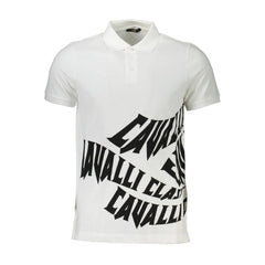 Cavalli Class White Cotton Men Polo - XL - Polos