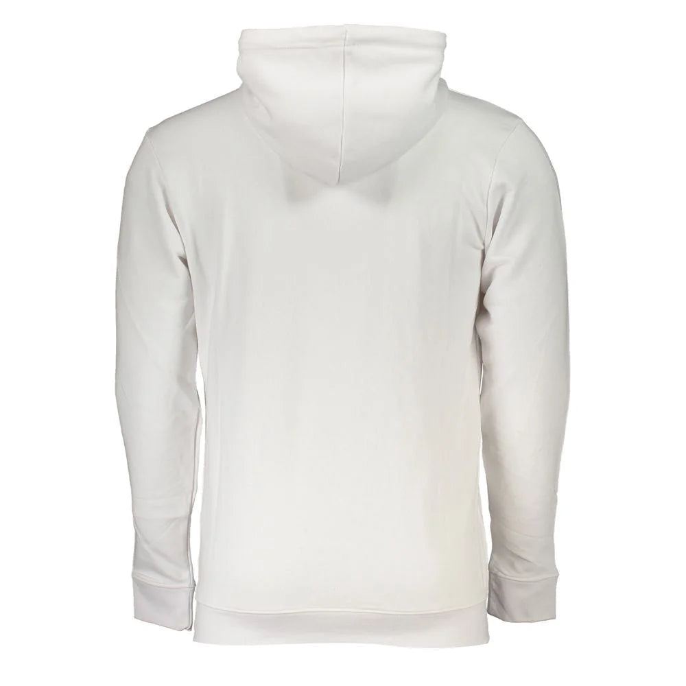 Cavalli Class White Cotton Men Sweater - Hoodies