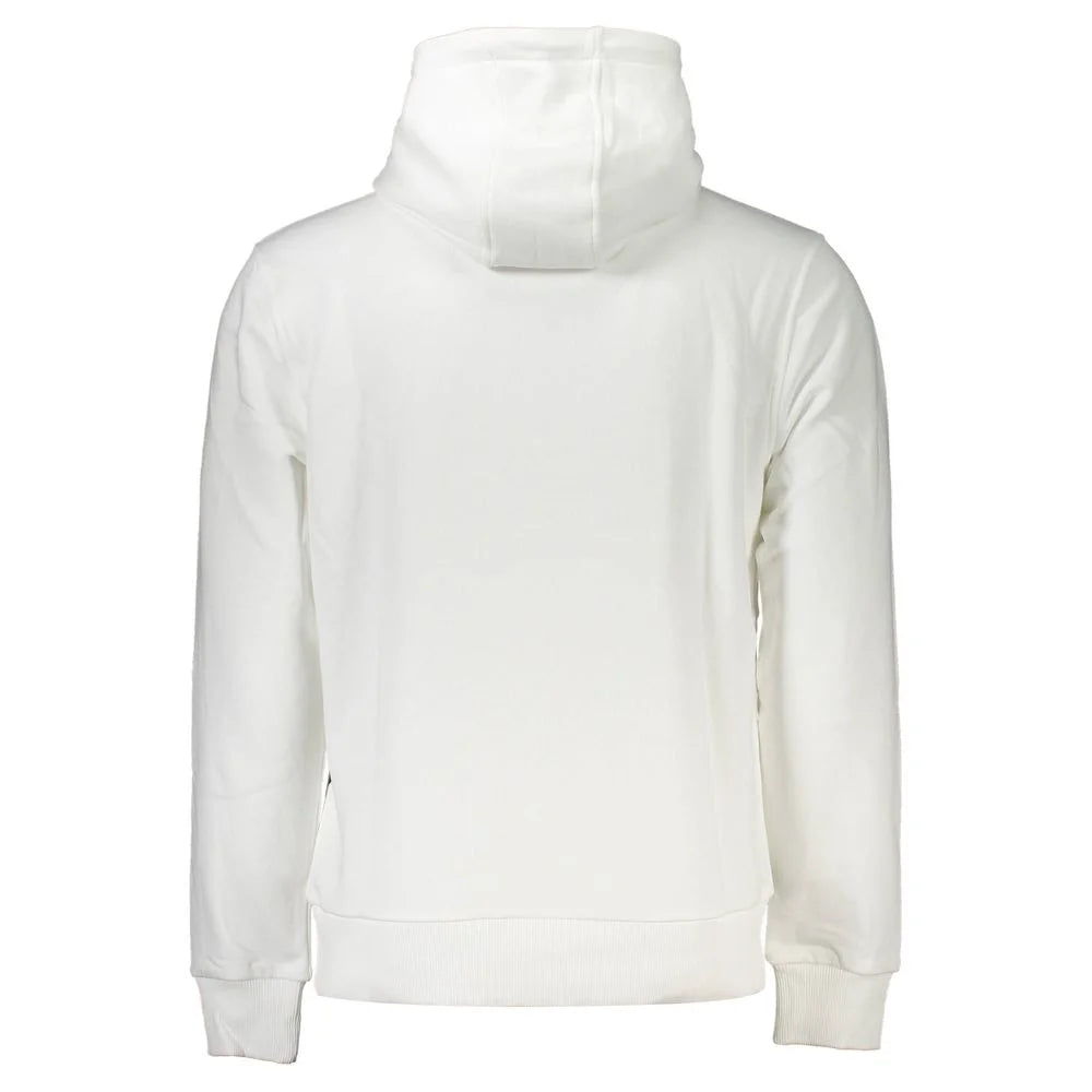 Cavalli Class White Cotton Men Sweater - Hoodies