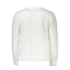 Cavalli Class White Cotton Men Sweater - Sweatshirts