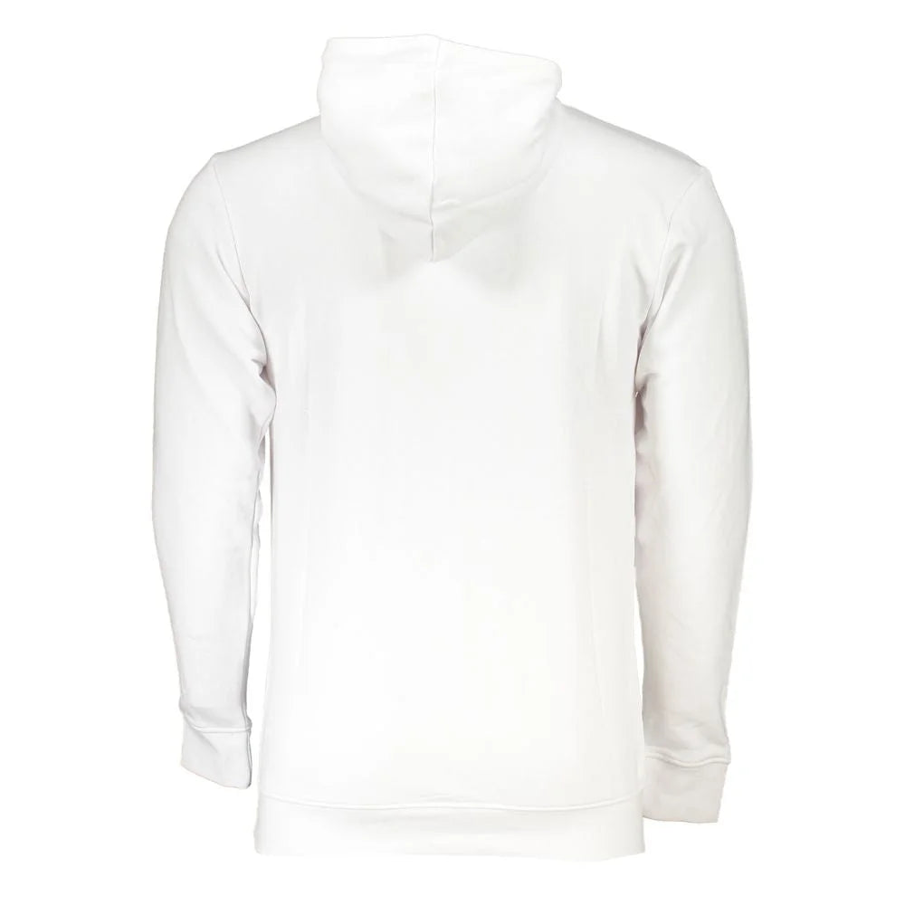 Cavalli Class White Cotton Men Sweater - Sweatshirts