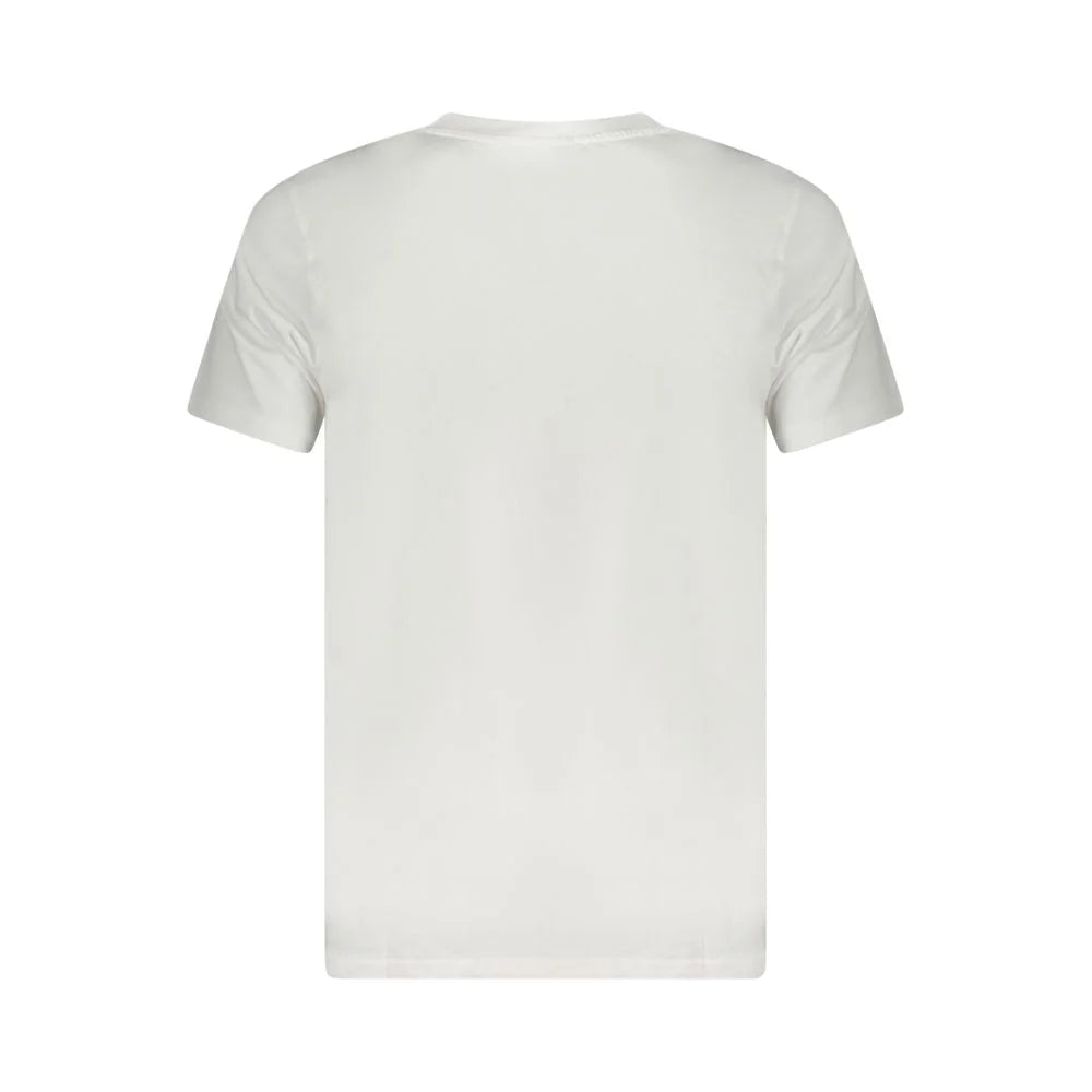 Cavalli Class White Cotton Men T-Shirt