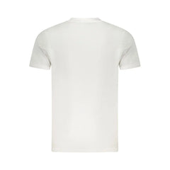 Cavalli Class White Cotton Men T-Shirt - T-Shirts