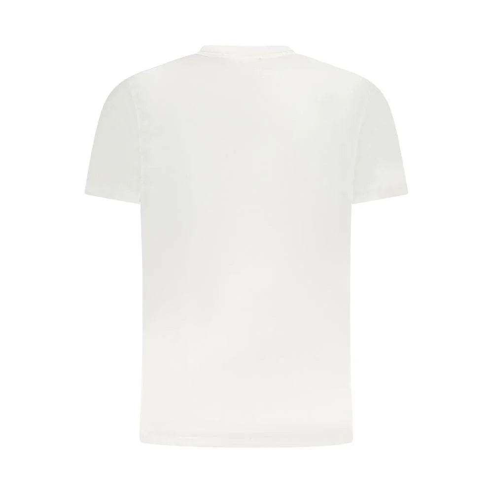 Cavalli Class White Cotton Men T-Shirt - T-Shirts