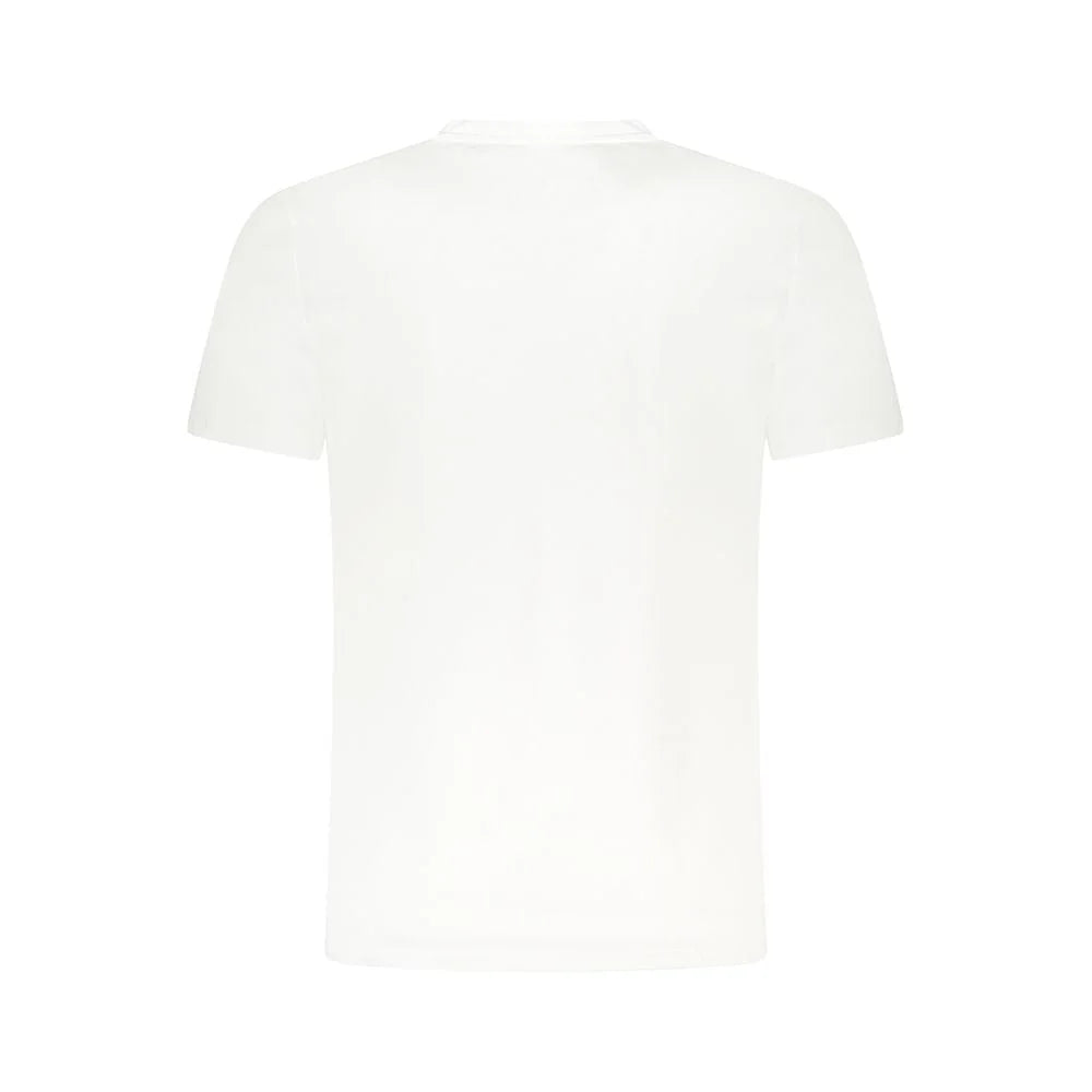 Cavalli Class White Cotton Men T-Shirt - T-Shirts