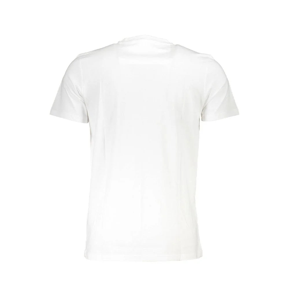 Cavalli Class White Cotton Men T-Shirt - T-Shirts