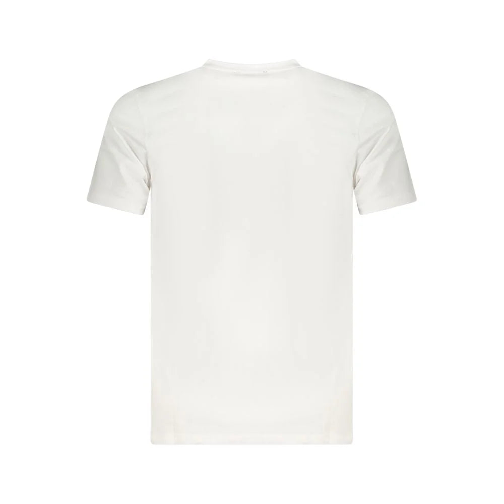 Cavalli Class White Cotton Men T-Shirt - T-Shirts