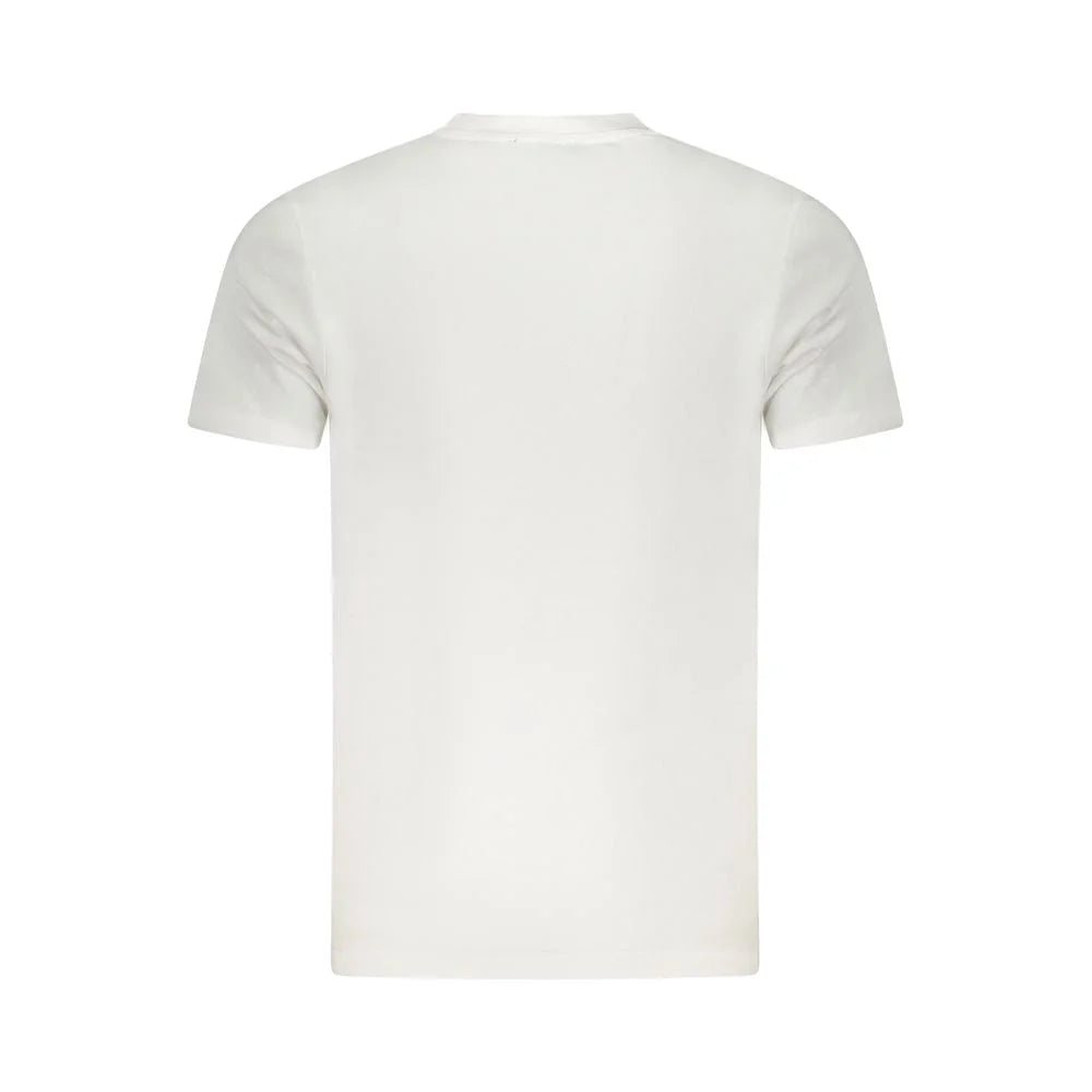 Cavalli Class White Cotton Men’s T-Shirt - T-Shirts