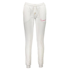 Cavalli Class White Cotton Pant - Joggers