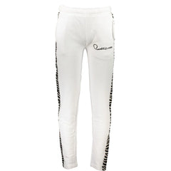 Cavalli Class White Cotton Pant - Joggers