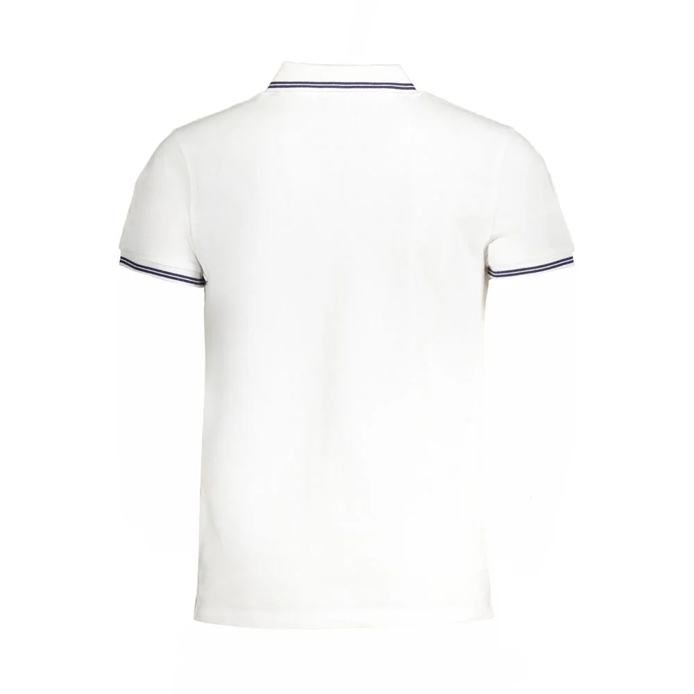 Cavalli Class White Cotton Polo Shirt - L - Polos