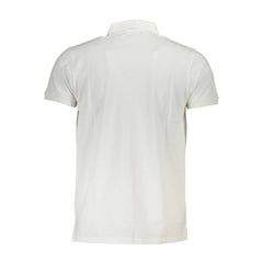 Cavalli Class White Cotton Polo Shirt - XXL - Polos