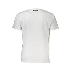 Cavalli Class White Cotton T-Shirt - L - T-Shirts