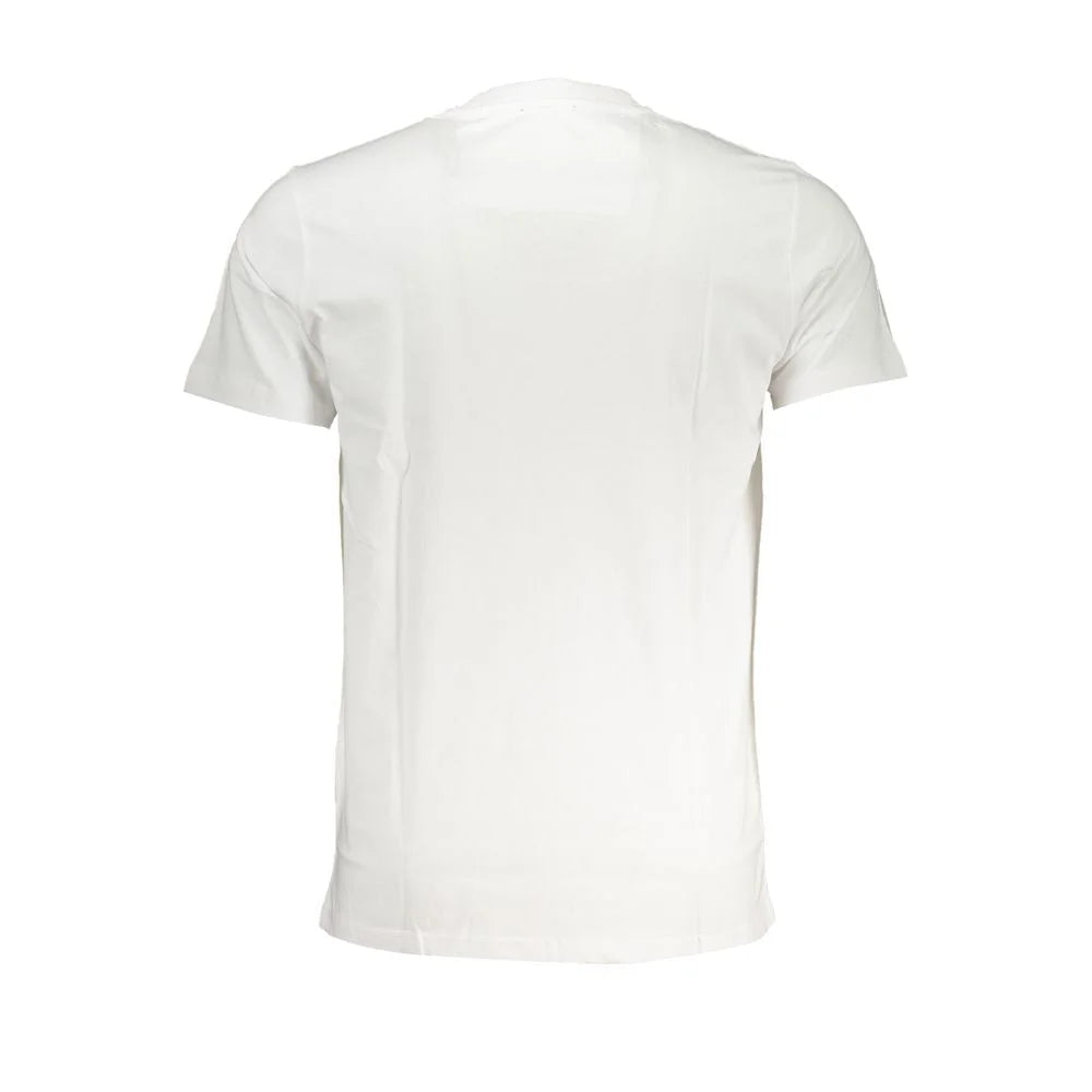 Cavalli Class White Cotton T-Shirt - T-Shirts