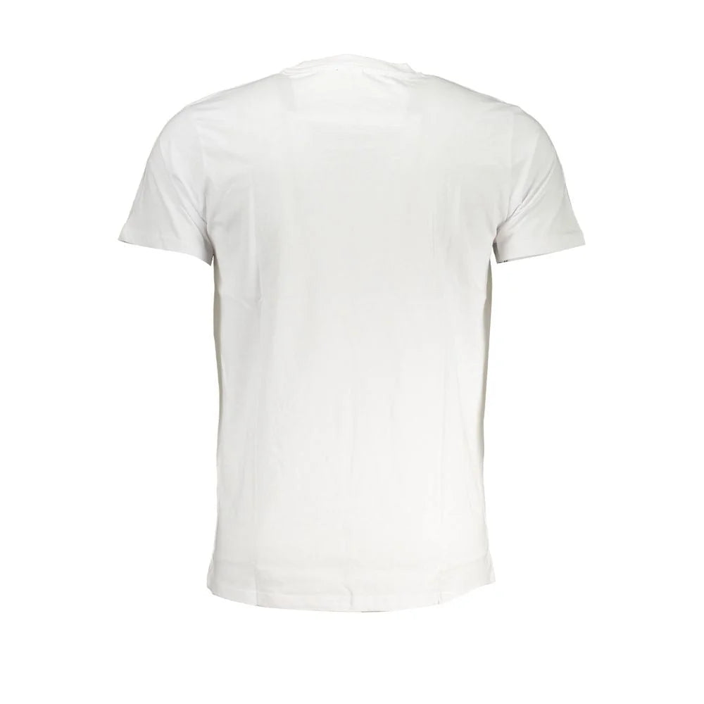 Cavalli Class White Cotton T-Shirt - T-Shirts