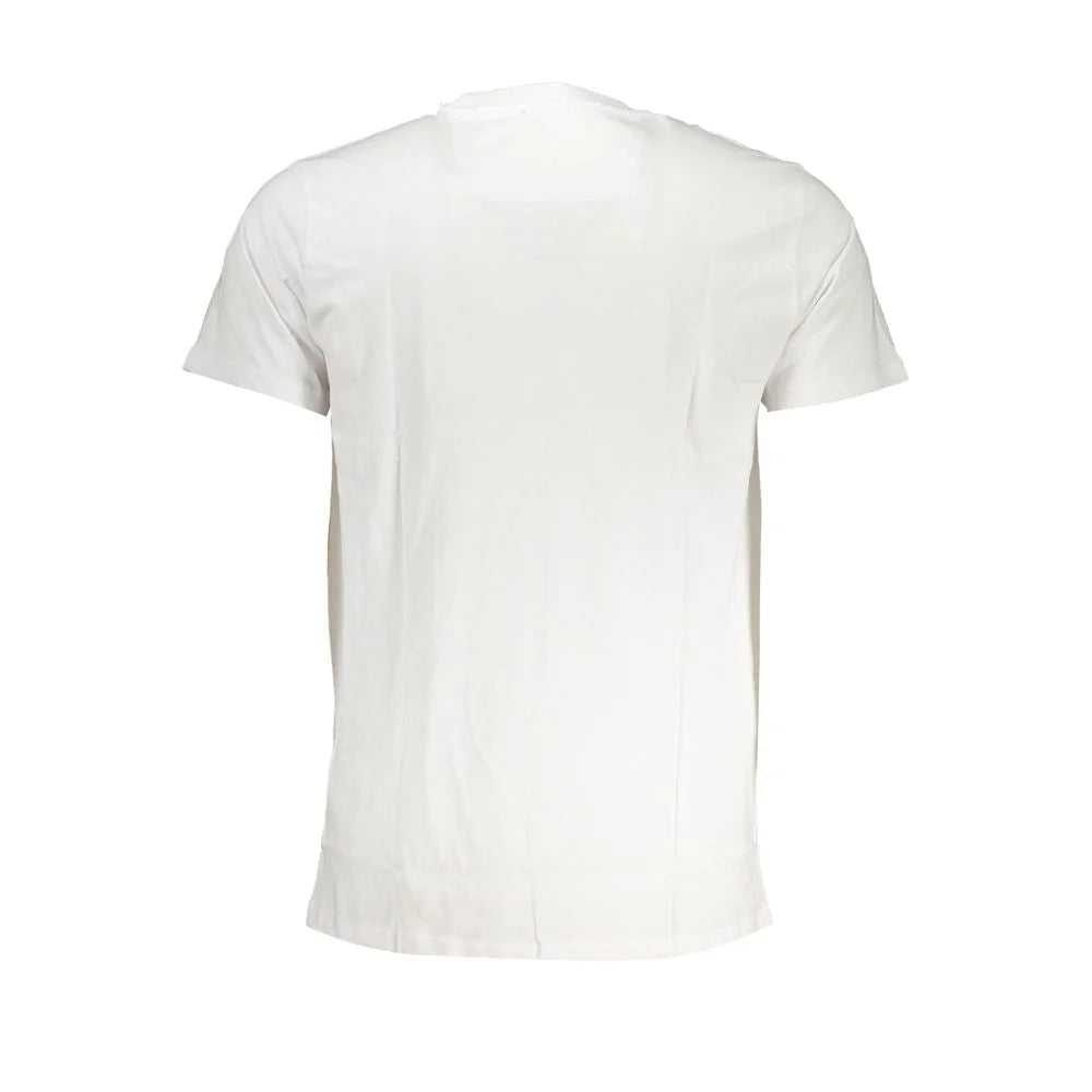 Cavalli Class White Cotton T-Shirt - T-Shirts