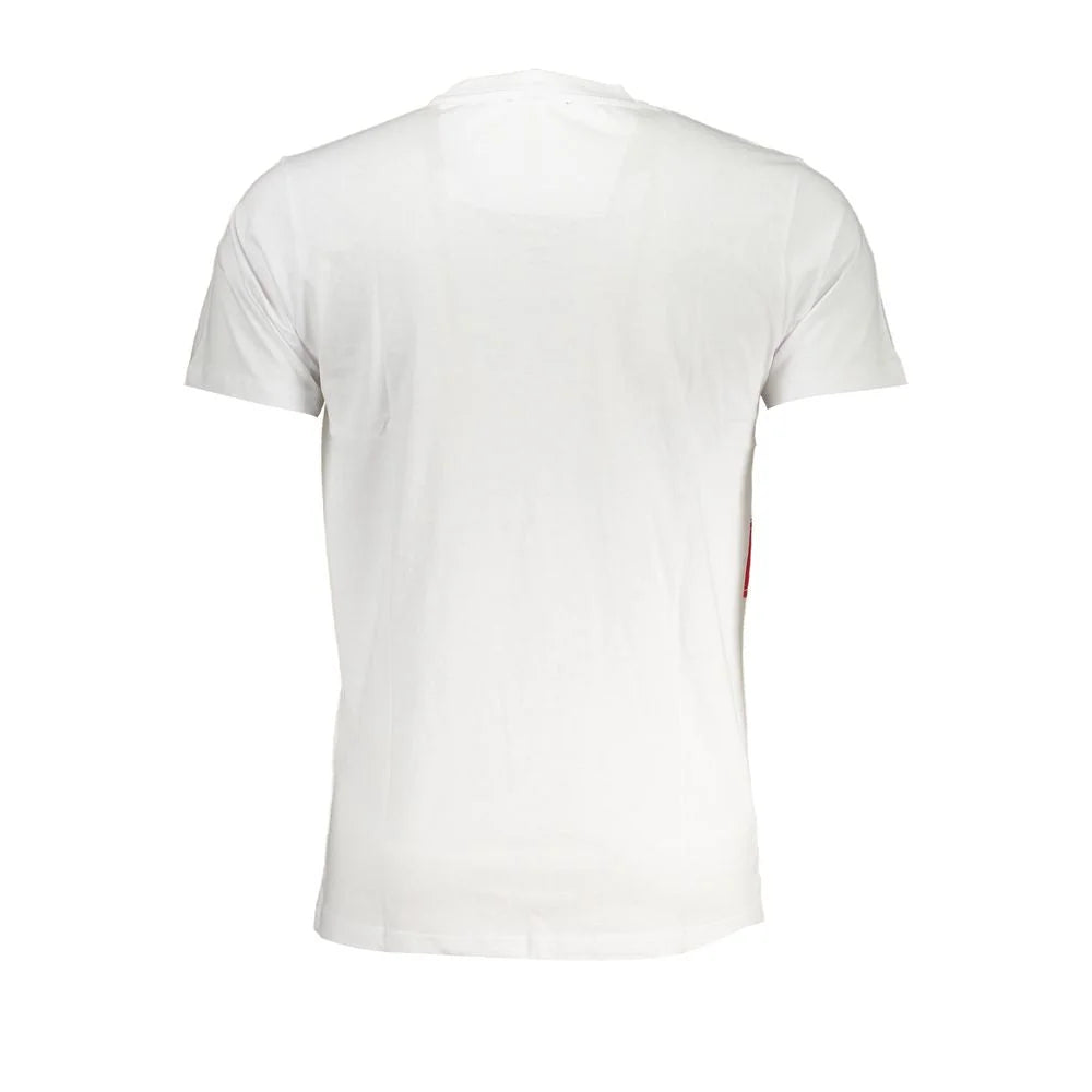 Cavalli Class White Cotton T-Shirt - T-Shirts