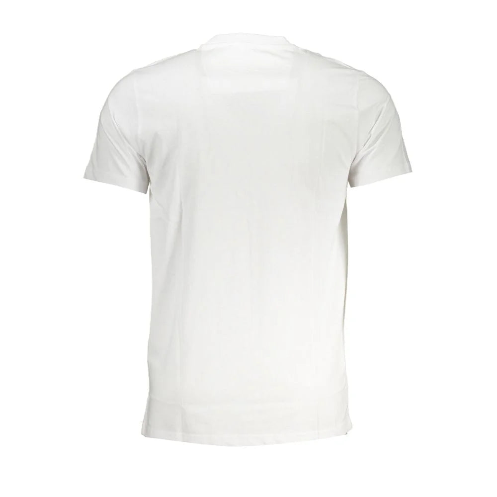 Cavalli Class White Cotton T-Shirt - T-Shirts
