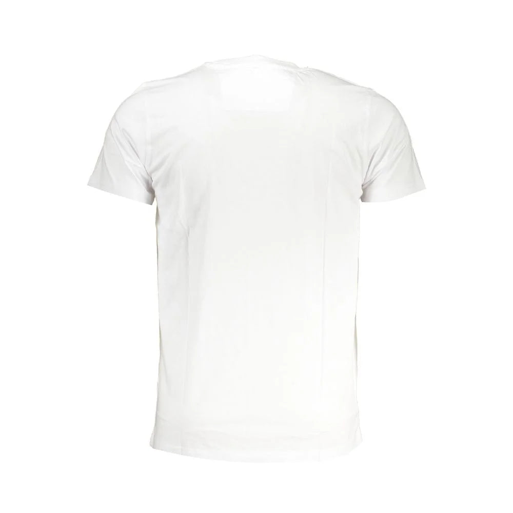 Cavalli Class White Cotton T-Shirt - T-Shirts
