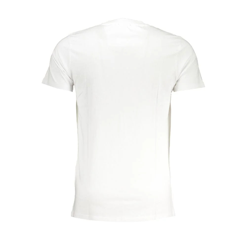 Cavalli Class White Cotton T-Shirt - T-Shirts