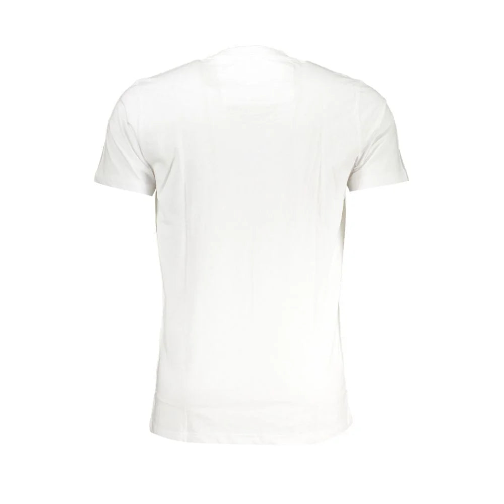 Cavalli Class White Cotton T-Shirt - T-Shirts