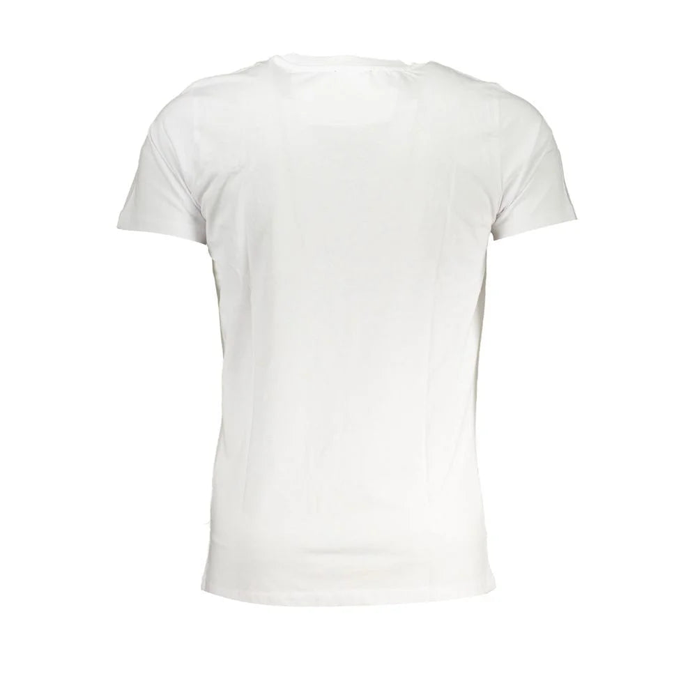 Cavalli Class White Cotton T-Shirt - T-Shirts