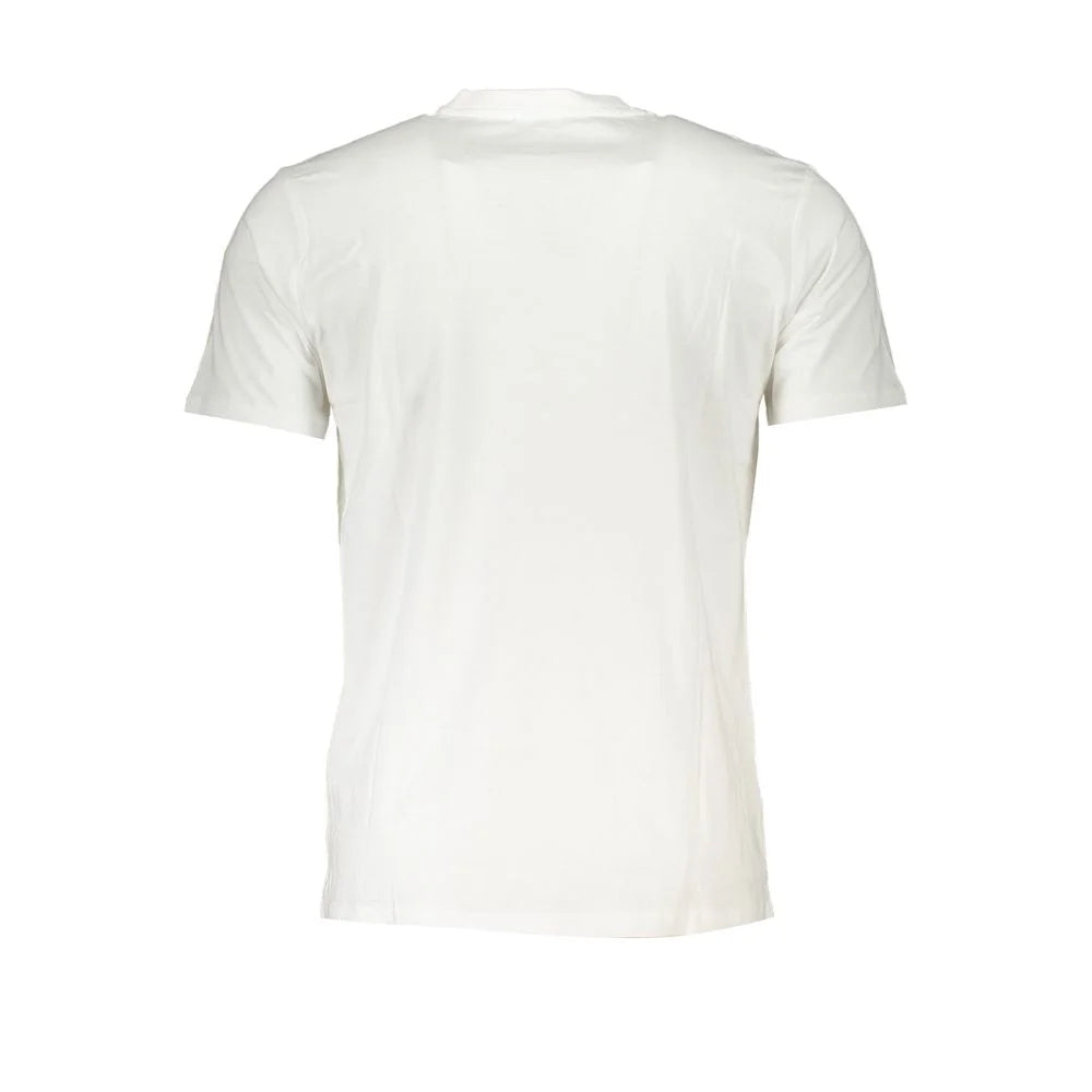 Cavalli Class White Cotton T-Shirt - XL - T-Shirts