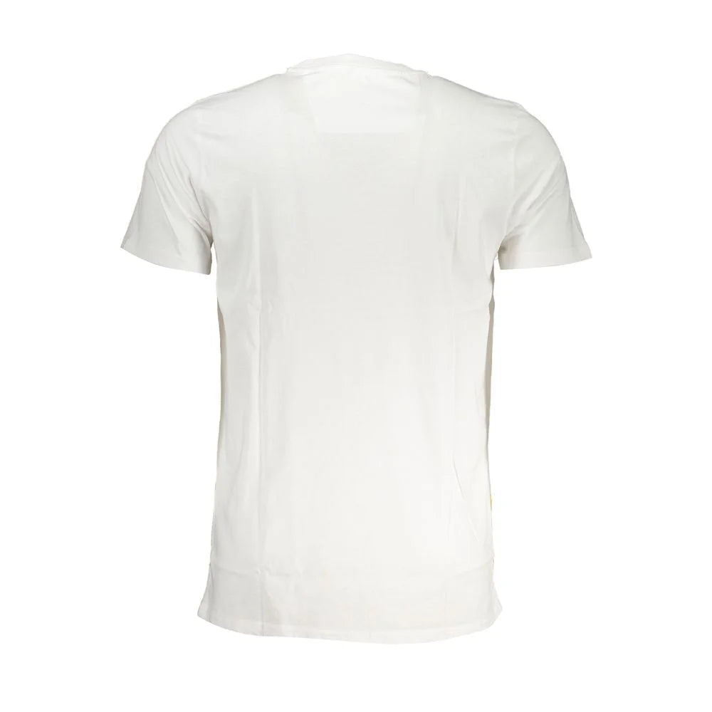 Cavalli Class White Cotton T-Shirt - XL - T-Shirts