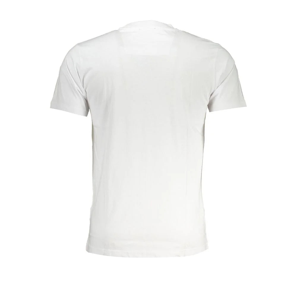 Cavalli Class White Cotton T-Shirt - XL - T-Shirts