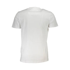 Cavalli Class White Cotton T-Shirt - XL - T-Shirts