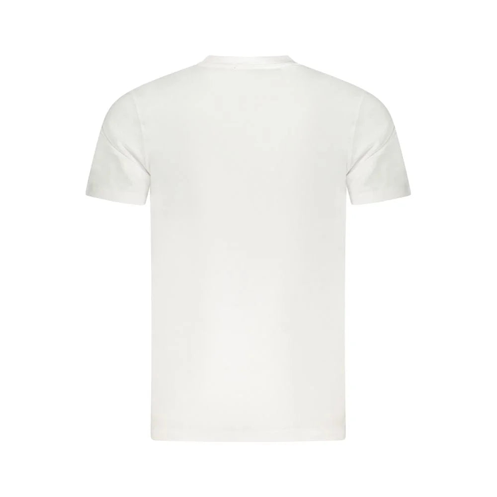 Cavalli Class White Cotton T-Shirt - XXL - T-Shirts