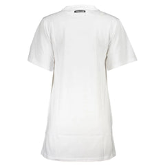 Cavalli Class White Cotton Women Dress - Dresses