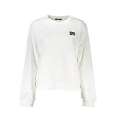 Cavalli Class White Cotton Women Sweater - Sweatshirts