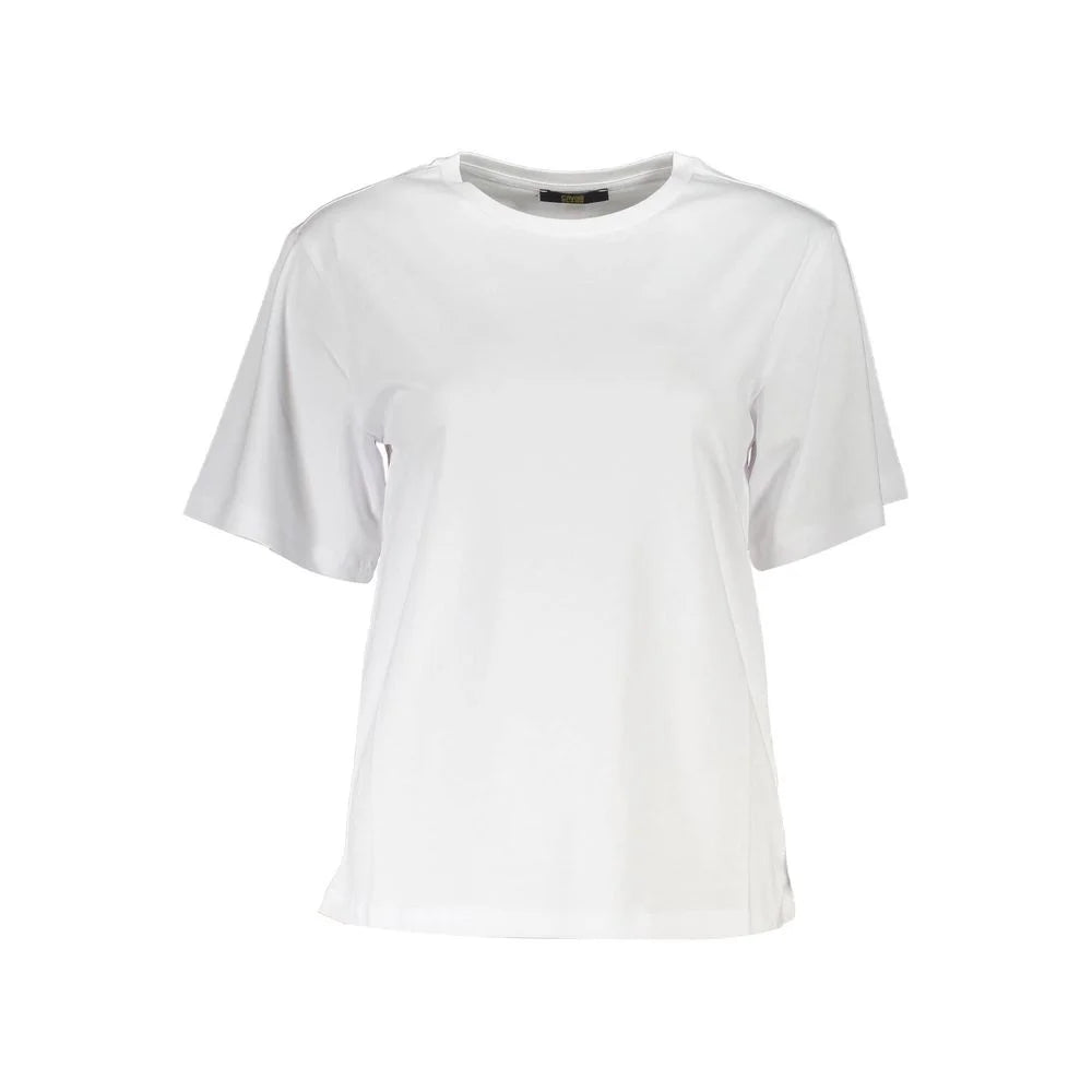 Cavalli Class White Cotton Women T-Shirt - XS