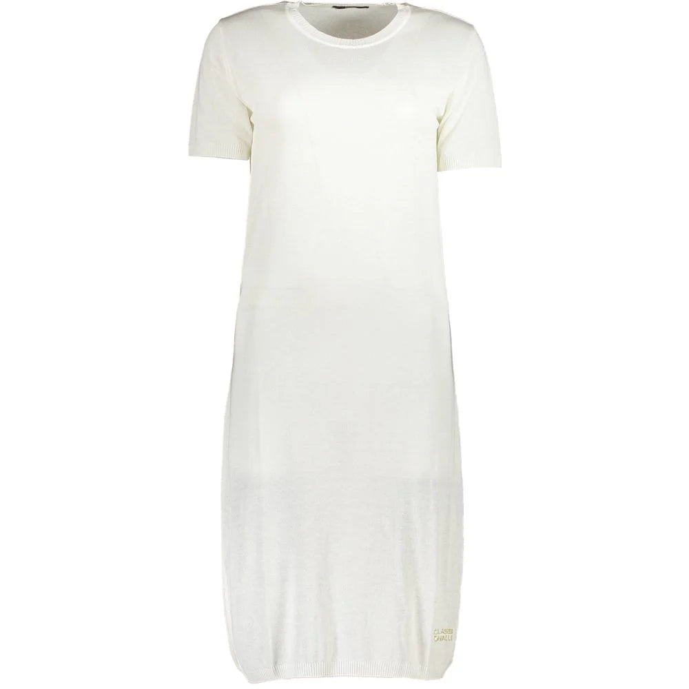 Cavalli Class White Viscose Women Dress - Dresses