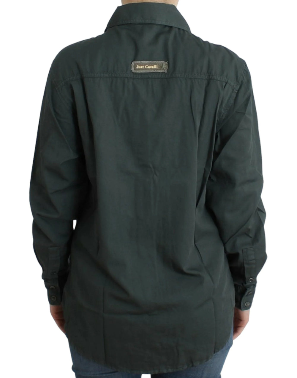 Cavalli Gray button down shirt - IT40|S - Shirts