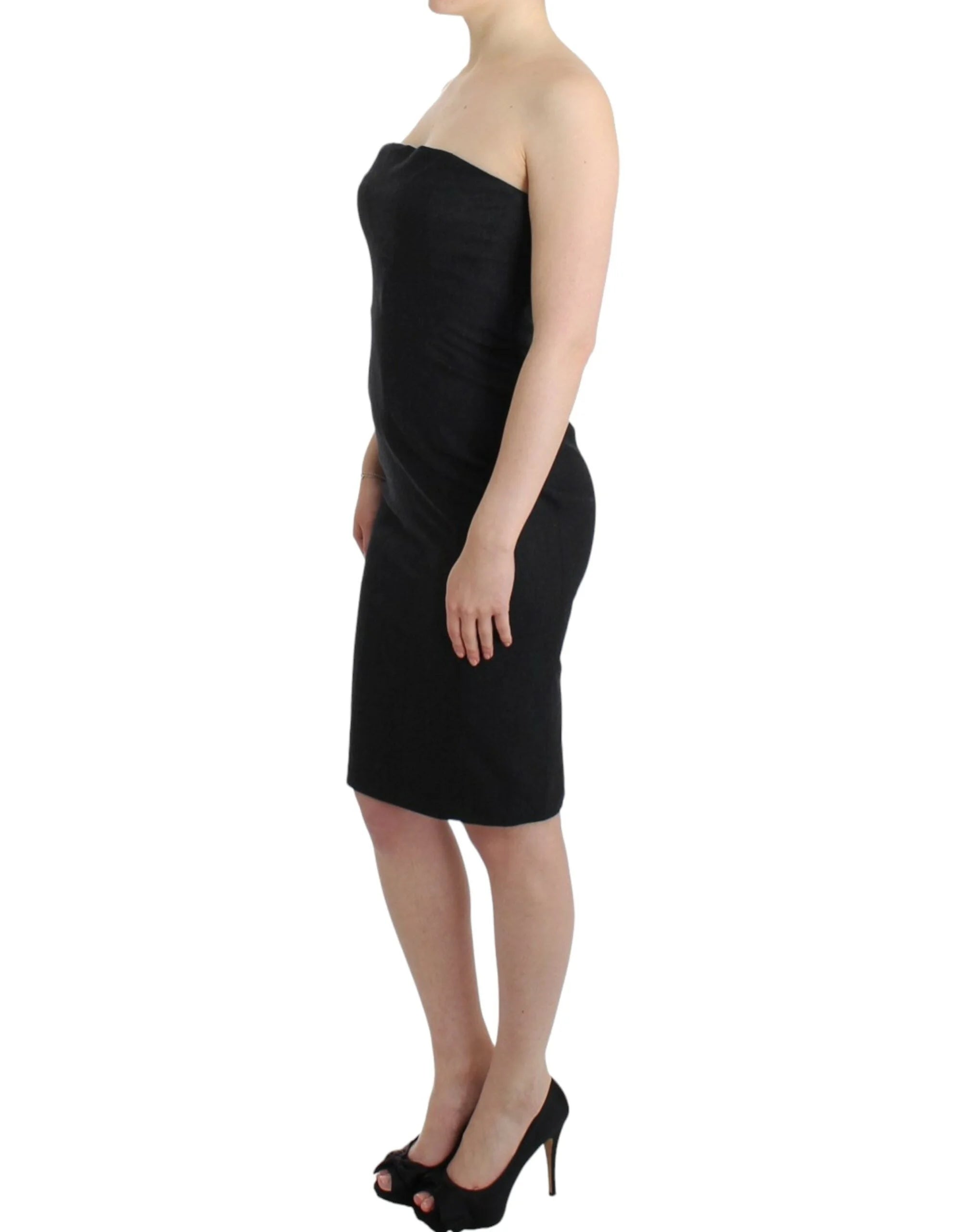 Cavalli Gray strapless dress - Dresses