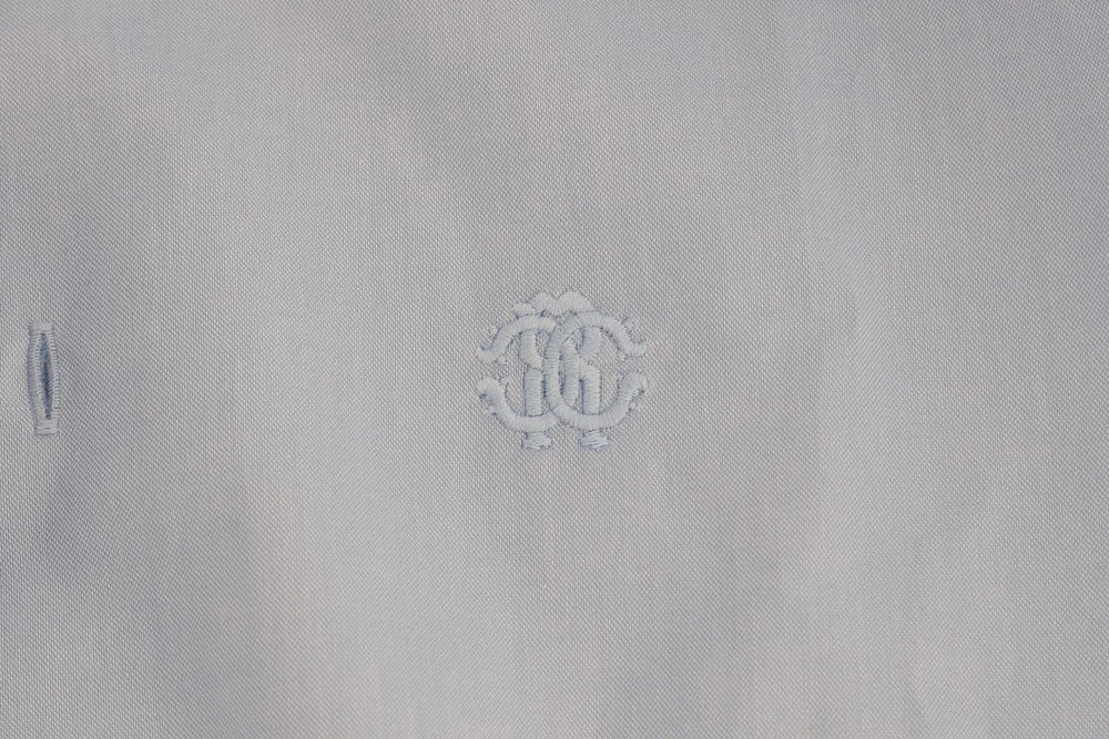 Cavalli Light Blue Cotton Slim Fit Dress Shirt - 39 - Shirts