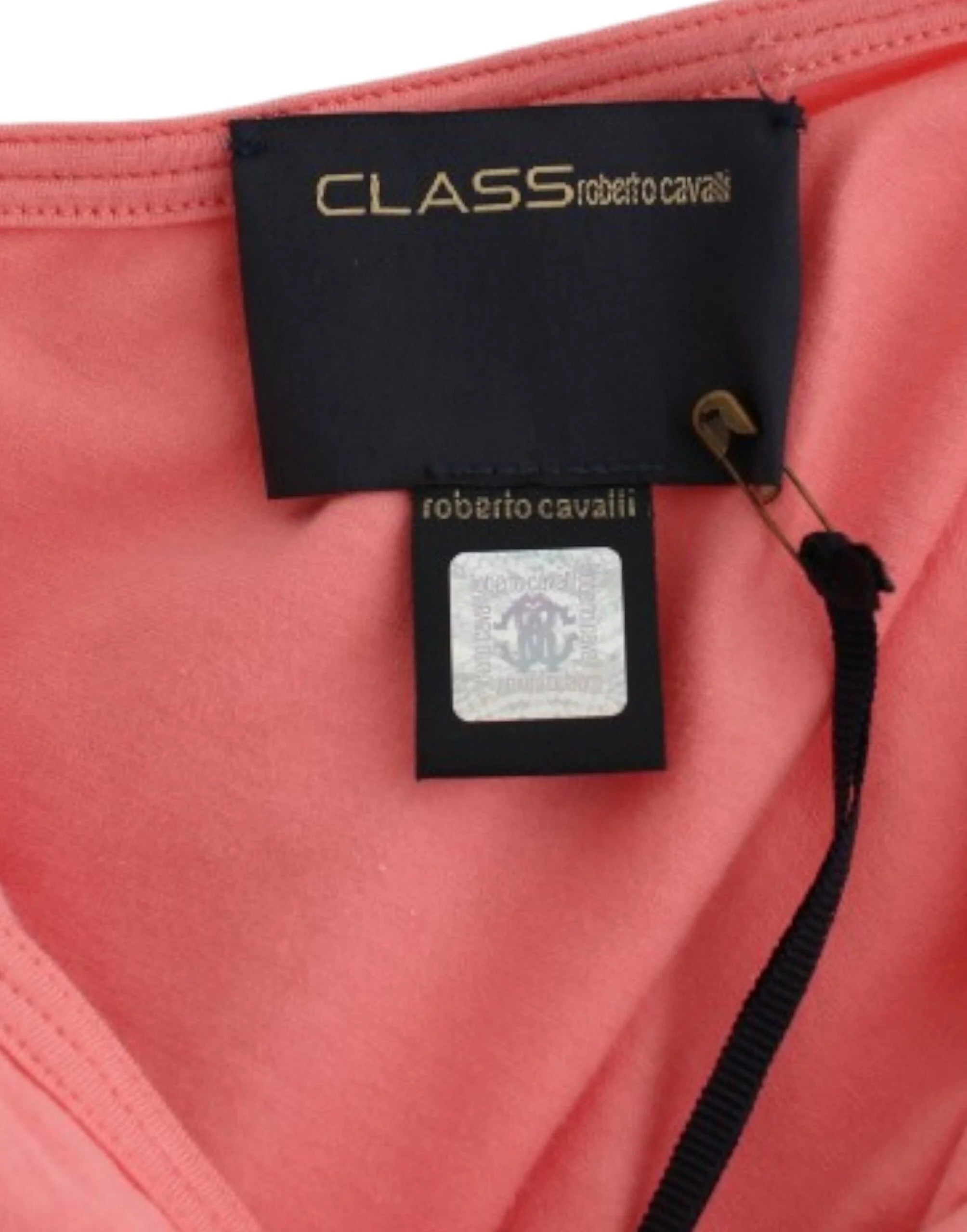 Cavalli Pink cotton tank top - Tank Tops