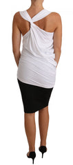 Cavalli White Top Tank CAVALLI T-Shirt Jersey - Tank Tops